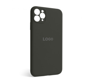 Чохол Full Silicone Case для Apple iPhone 11 Pro Max dark olive (35) закрита камера