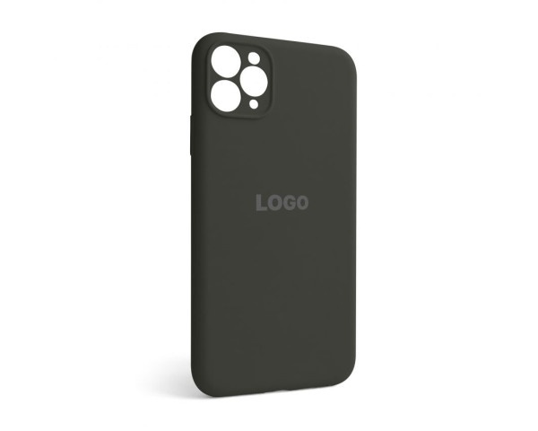 Чохол Full Silicone Case для Apple iPhone 11 Pro Max dark olive (35) закрита камера