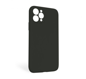 Чохол Full Silicone Case для Apple iPhone 11 Pro Max dark olive (35) закрита камера (без логотипу)