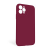 Чохол Full Silicone Case для Apple iPhone 11 Pro Max rose red (37) закрита камера (без логотипу)