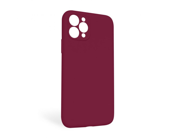 Чохол Full Silicone Case для Apple iPhone 11 Pro Max rose red (37) закрита камера (без логотипу)