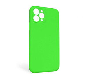 Чохол Full Silicone Case для Apple iPhone 11 Pro Max shiny green (40) закрита камера (без логотипу)