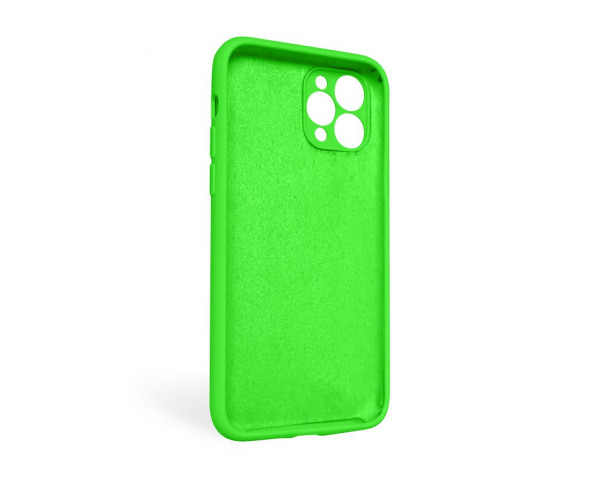 Чохол Full Silicone Case для Apple iPhone 11 Pro Max shiny green (40) закрита камера (без логотипу)
