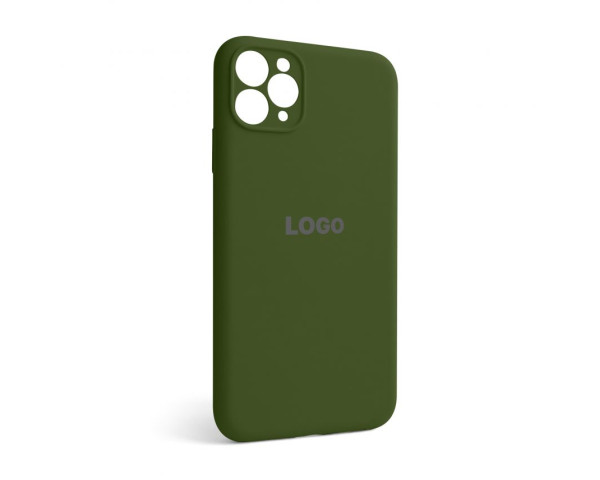 Чохол Full Silicone Case для Apple iPhone 11 Pro Max army green (45) закрита камера
