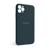 Чохол Full Silicone Case для Apple iPhone 11 Pro Max cosmos blue (46) закрита камера