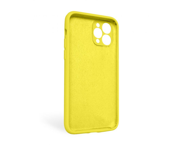 Чохол Full Silicone Case для Apple iPhone 11 Pro Max canary yellow (50) закрита камера (без логотипу)