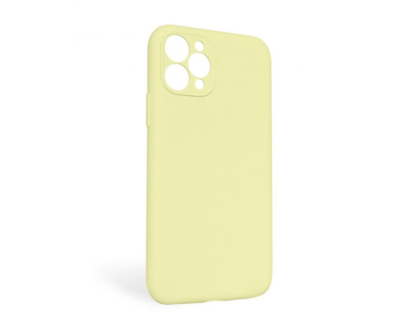 Чохол Full Silicone Case для Apple iPhone 11 Pro Max mellow yellow (51) закрита камера (без логотипу)