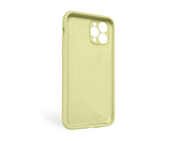 Чохол Full Silicone Case для Apple iPhone 11 Pro Max mellow yellow (51) закрита камера (без логотипу)