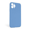 Чохол Full Silicone Case для Apple iPhone 11 Pro Max cornflower (53) закрита камера (без логотипу)