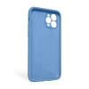 Чохол Full Silicone Case для Apple iPhone 11 Pro Max cornflower (53) закрита камера (без логотипу)