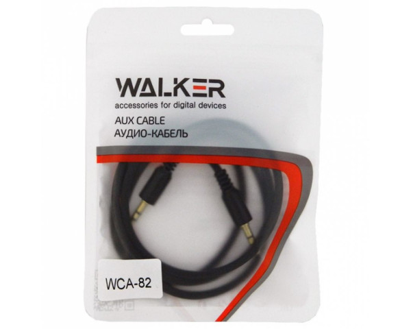 Аудіокабель WALKER H82 black