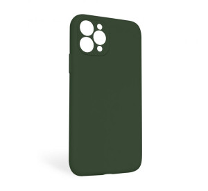 Чохол Full Silicone Case для Apple iPhone 11 Pro Max atrovirens green (54) закрита камера (без логотипу)