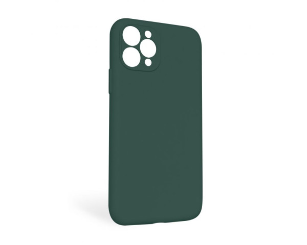 Чохол Full Silicone Case для Apple iPhone 11 Pro Max pine green (55) закрита камера (без логотипу)