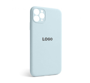 Чохол Full Silicone Case для Apple iPhone 11 Pro Max sky blue (58) закрита камера