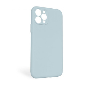 Чехол Full Silicone Case для Apple iPhone 11 Pro Max sky blue (58) закрытая камера (без логотипа)