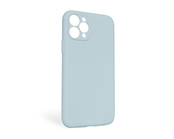 Чохол Full Silicone Case для Apple iPhone 11 Pro Max sky blue (58) закрита камера (без логотипу)