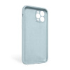 Чохол Full Silicone Case для Apple iPhone 11 Pro Max sky blue (58) закрита камера (без логотипу)