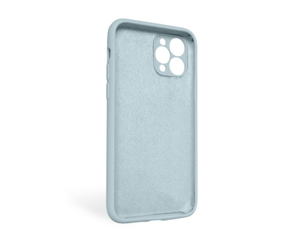 Чохол Full Silicone Case для Apple iPhone 11 Pro Max sky blue (58) закрита камера (без логотипу)