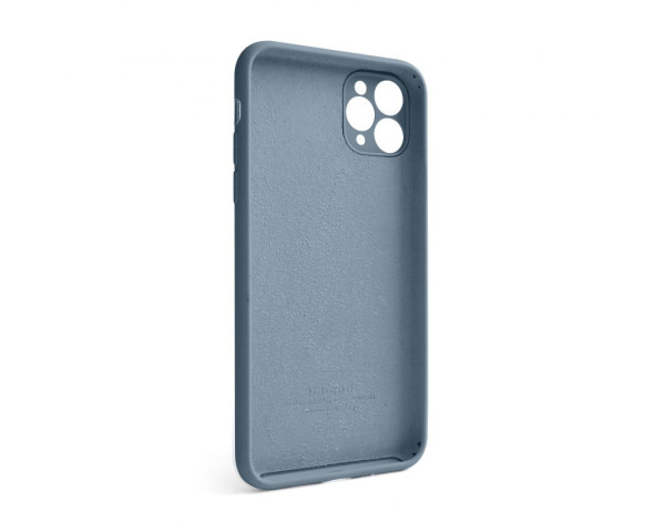 Чохол Full Silicone Case для Apple iPhone 11 Pro Max sierra blue (62) закрита камера