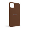 Чохол Full Silicone Case для Apple iPhone 11 Pro Max dark brown (75)