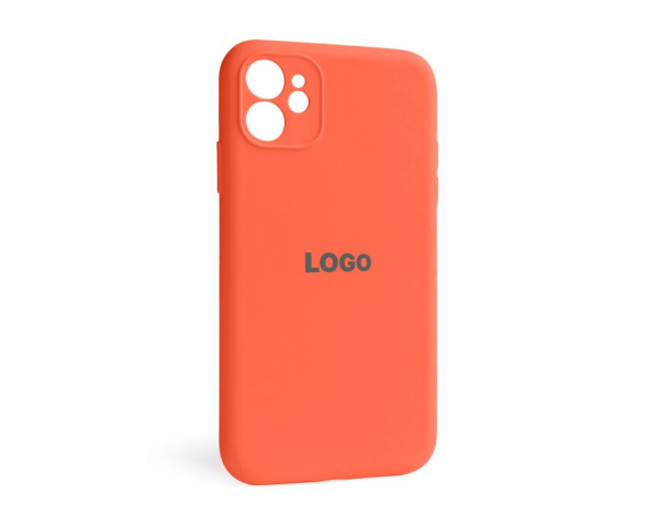 Чохол Full Silicone Case для Apple iPhone 12 apricot (02) закрита камера