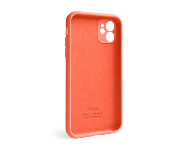Чохол Full Silicone Case для Apple iPhone 12 apricot (02) закрита камера