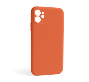 Чохол Full Silicone Case для Apple iPhone 12 apricot (02) закрита камера (без логотипу)