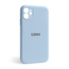 Чохол Full Silicone Case для Apple iPhone 12 light blue (05) закрита камера