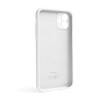 Чехол Full Silicone Case для Apple iPhone 12 white (09) закрытая камера (без логотипа)