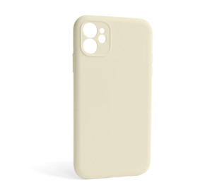 Чохол Full Silicone Case для Apple iPhone 12 antique white (10) закрита камера (без логотипу)