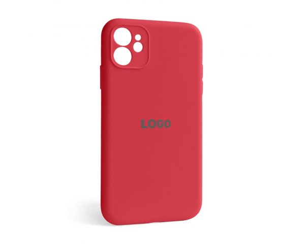 Чохол Full Silicone Case для Apple iPhone 12 camellia (25) закрита камера