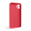 Чохол Full Silicone Case для Apple iPhone 12 camellia (25) закрита камера