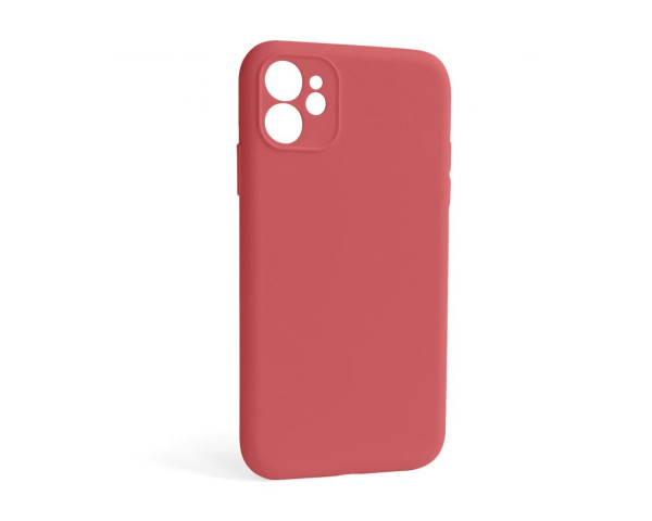 Чохол Full Silicone Case для Apple iPhone 12 camellia (25) закрита камера (без логотипу)