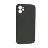 Чохол Full Silicone Case для Apple iPhone 12 dark olive (35) закрита камера (без логотипу)