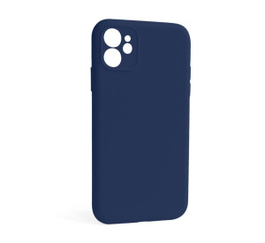 Чохол Full Silicone Case для Apple iPhone 12 blue cobalt (36) закрита камера (без логотипу)