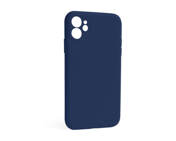 Чохол Full Silicone Case для Apple iPhone 12 blue cobalt (36) закрита камера (без логотипу)