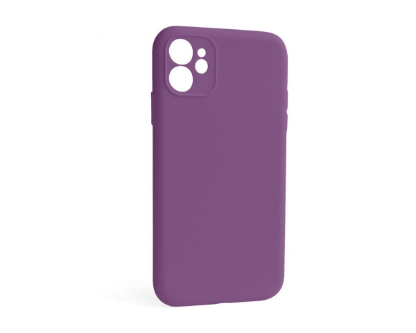Чохол Full Silicone Case для Apple iPhone 12 grape (43) закрита камера (без логотипу)