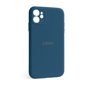 Чохол Full Silicone Case для Apple iPhone 12 cosmos blue (46) закрита камера