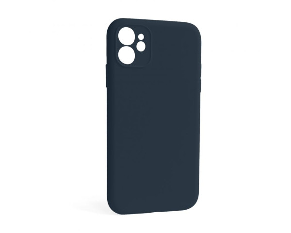 Чохол Full Silicone Case для Apple iPhone 12 cosmos blue (46) закрита камера (без логотипу)
