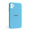 Чохол Full Silicone Case для Apple iPhone 12 cornflower (53) закрита камера