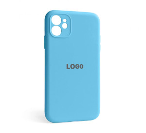 Чохол Full Silicone Case для Apple iPhone 12 cornflower (53) закрита камера