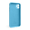 Чохол Full Silicone Case для Apple iPhone 12 cornflower (53) закрита камера