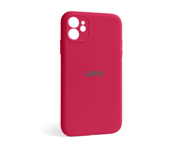 Чохол Full Silicone Case для Apple iPhone 12 pomegranate (59) закрита камера