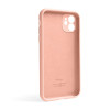 Чохол Full Silicone Case для Apple iPhone 12 grapefruit (61) закрита камера (без логотипу)