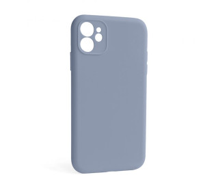 Чехол Full Silicone Case для Apple iPhone 12 sierra blue (62) закрытая камера (без логотипа)