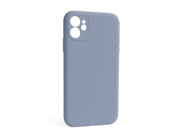 Чехол Full Silicone Case для Apple iPhone 12 sierra blue (62) закрытая камера (без логотипа)