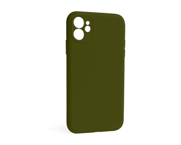 Чохол Full Silicone Case для Apple iPhone 12 forest green (63) закрита камера (без логотипу)