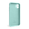 Чохол Full Silicone Case для Apple iPhone 12 new blue (67) закрита камера