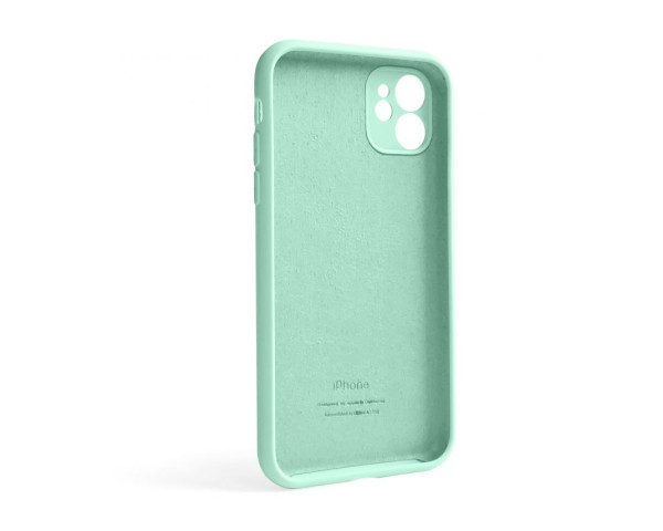 Чохол Full Silicone Case для Apple iPhone 12 new blue (67) закрита камера (без логотипу)