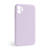 Чохол Full Silicone Case для Apple iPhone 12 lilac purple (72) закрита камера (без логотипу)